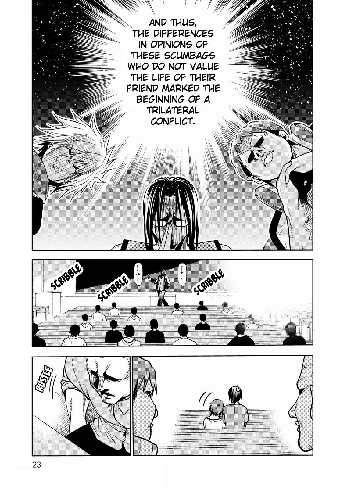 Grand Blue Manga Chapter 74 page 20 - Hypnosis Crisis scene