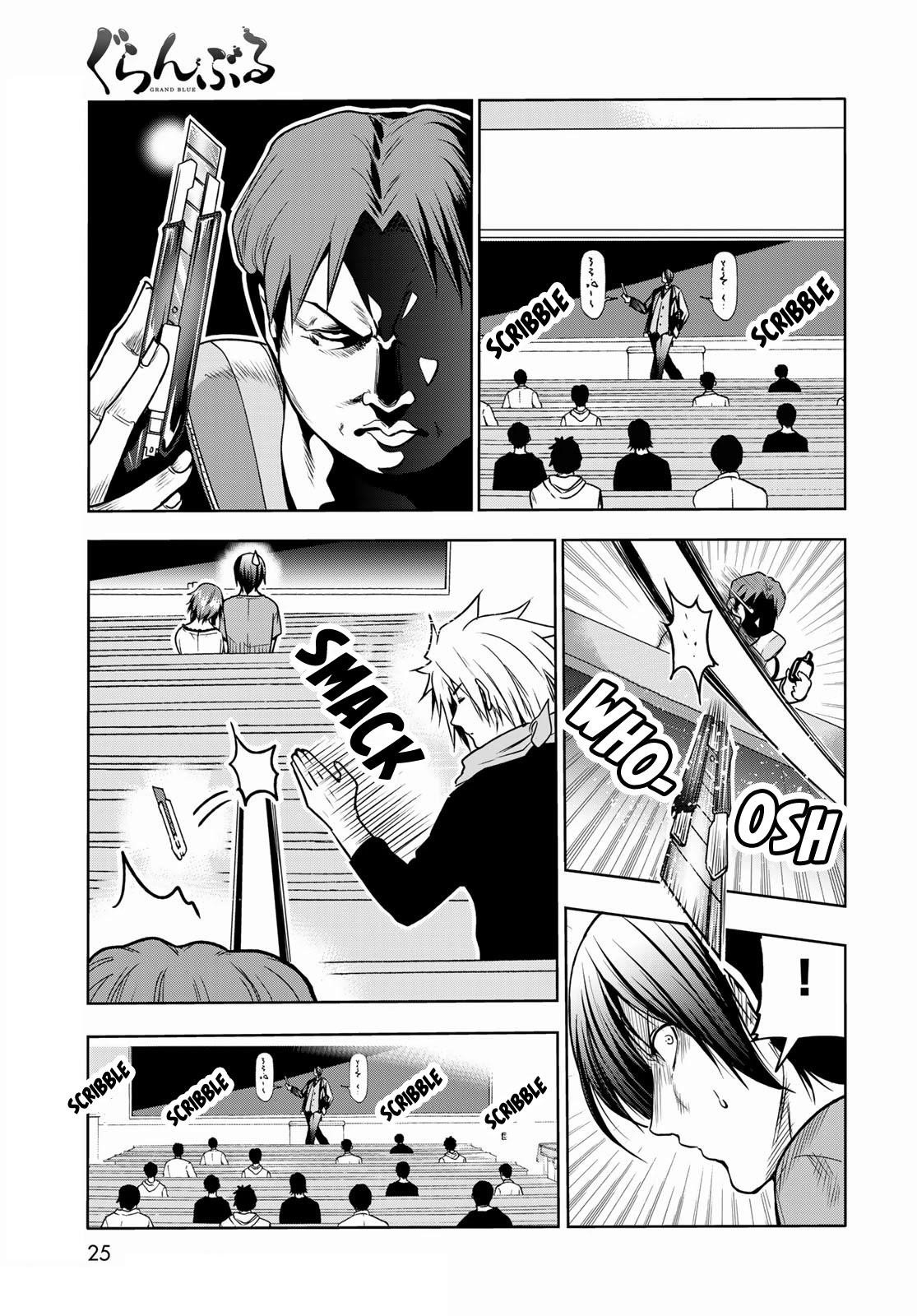 Grand Blue Manga Chapter 74 page 22 - Hypnosis Crisis scene