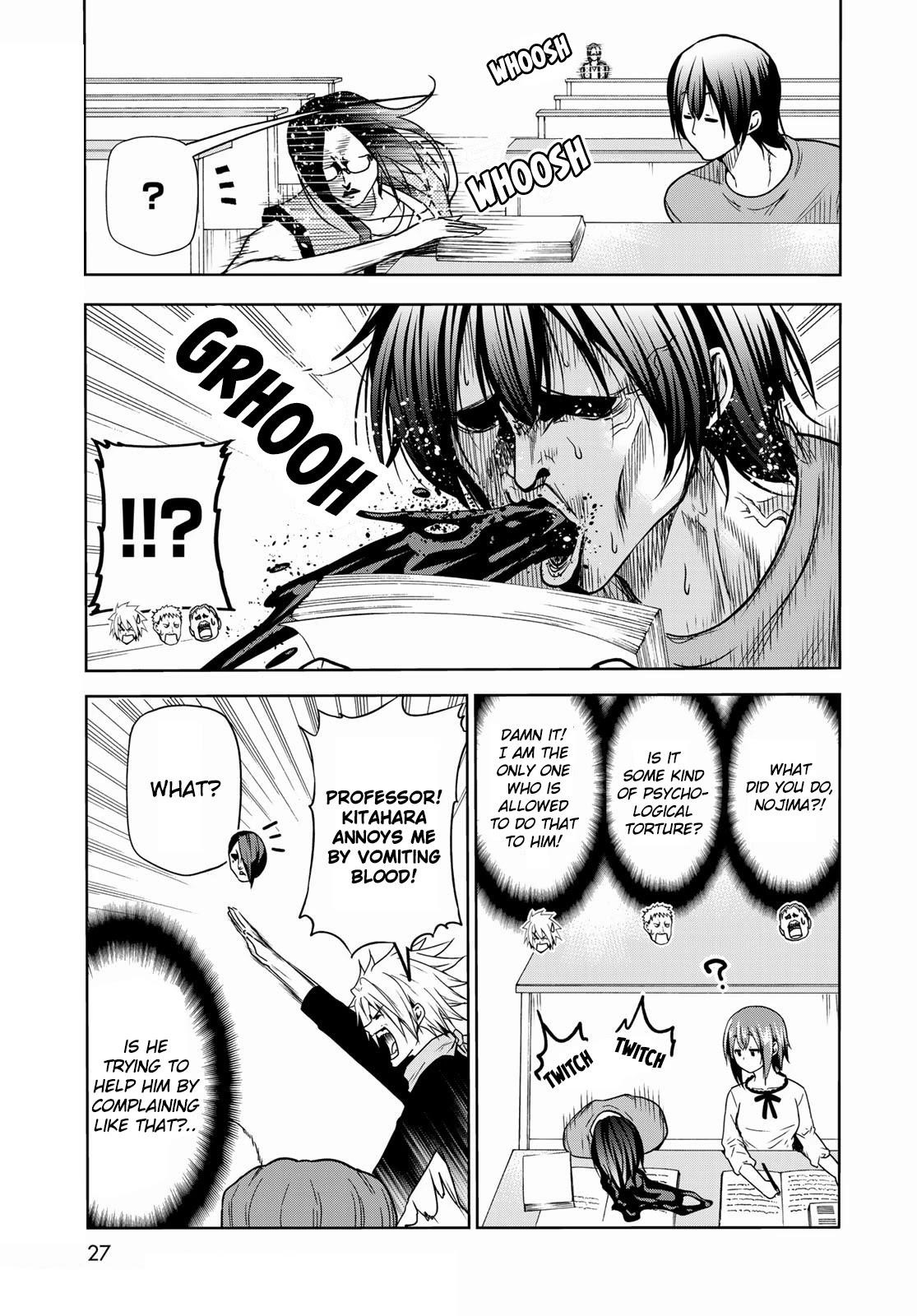 Grand Blue Manga Chapter 74 page 24 - Hypnosis Crisis scene