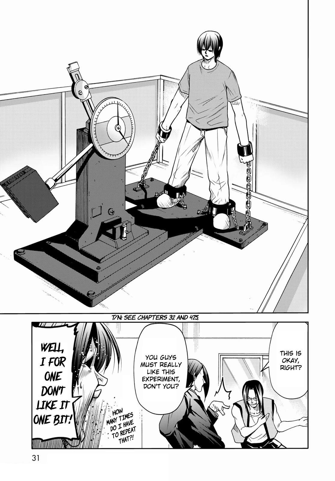 Grand Blue Manga Chapter 74 page 28 - Hypnosis Crisis scene