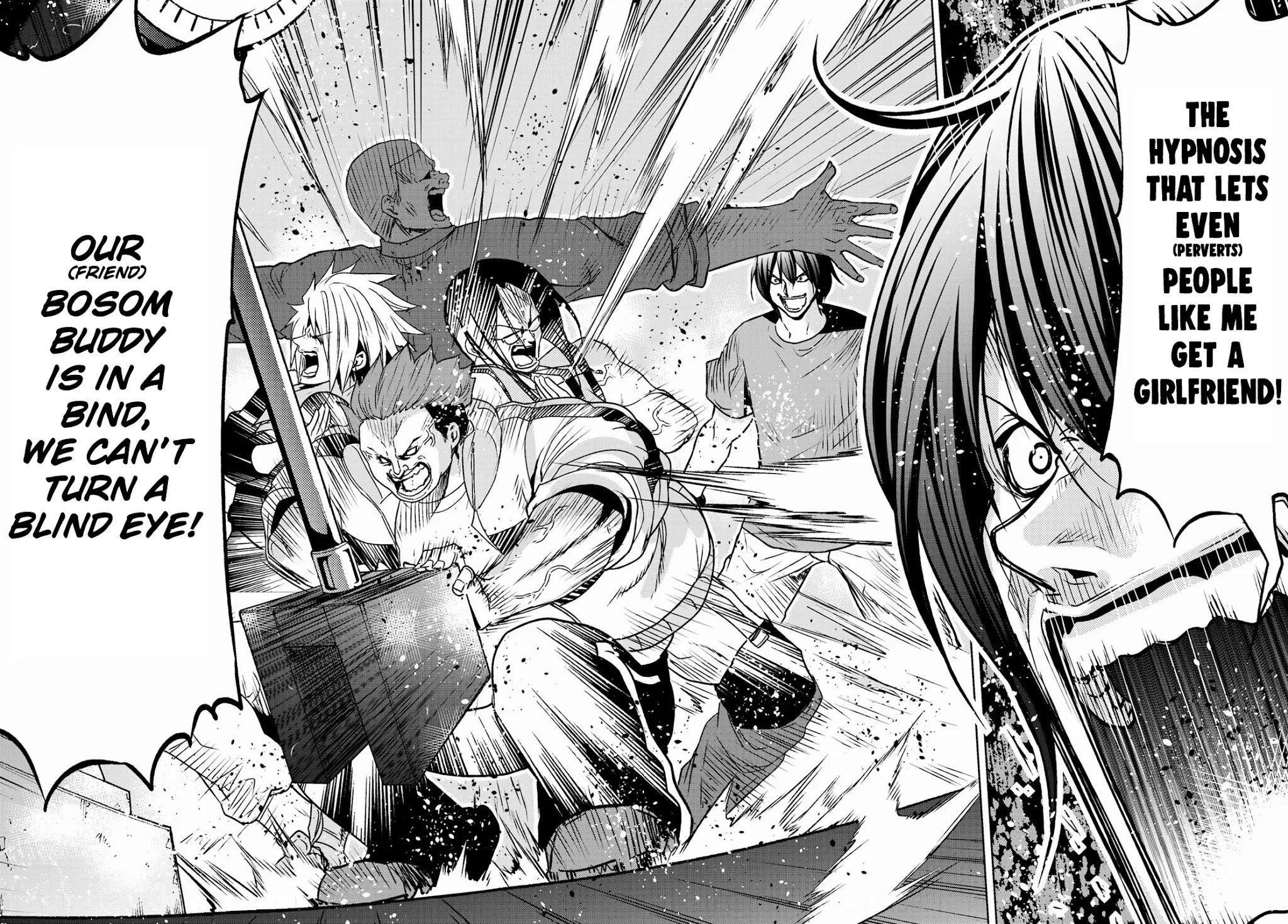 Grand Blue Manga Chapter 74 page 35 - Hypnosis Crisis scene