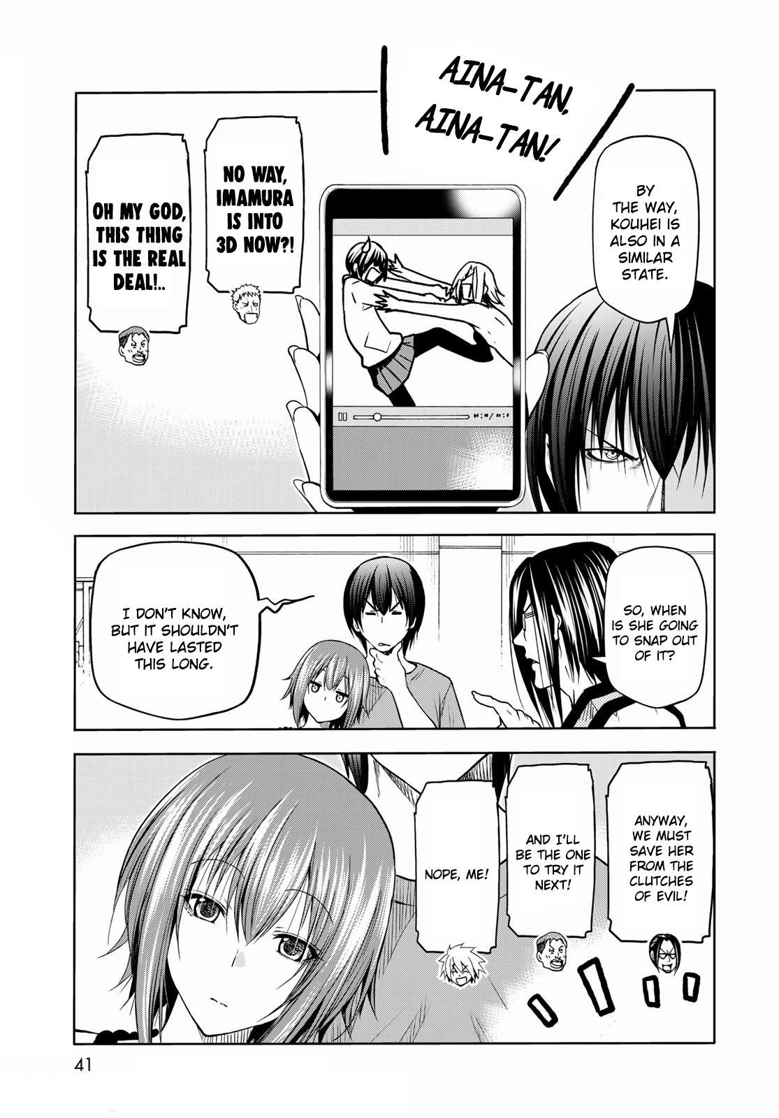 Grand Blue Manga Chapter 74 page 37 - Hypnosis Crisis scene