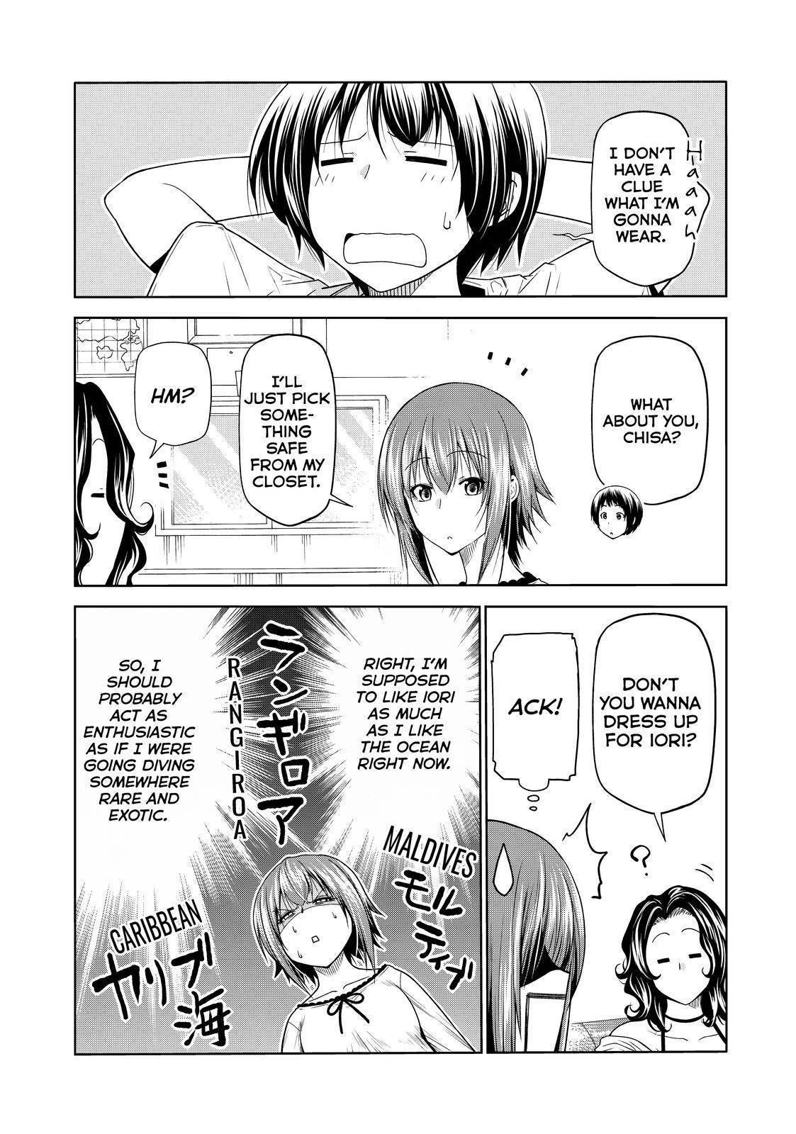 Grand Blue Manga Chapter 75 page 11 - Dress-Up scene