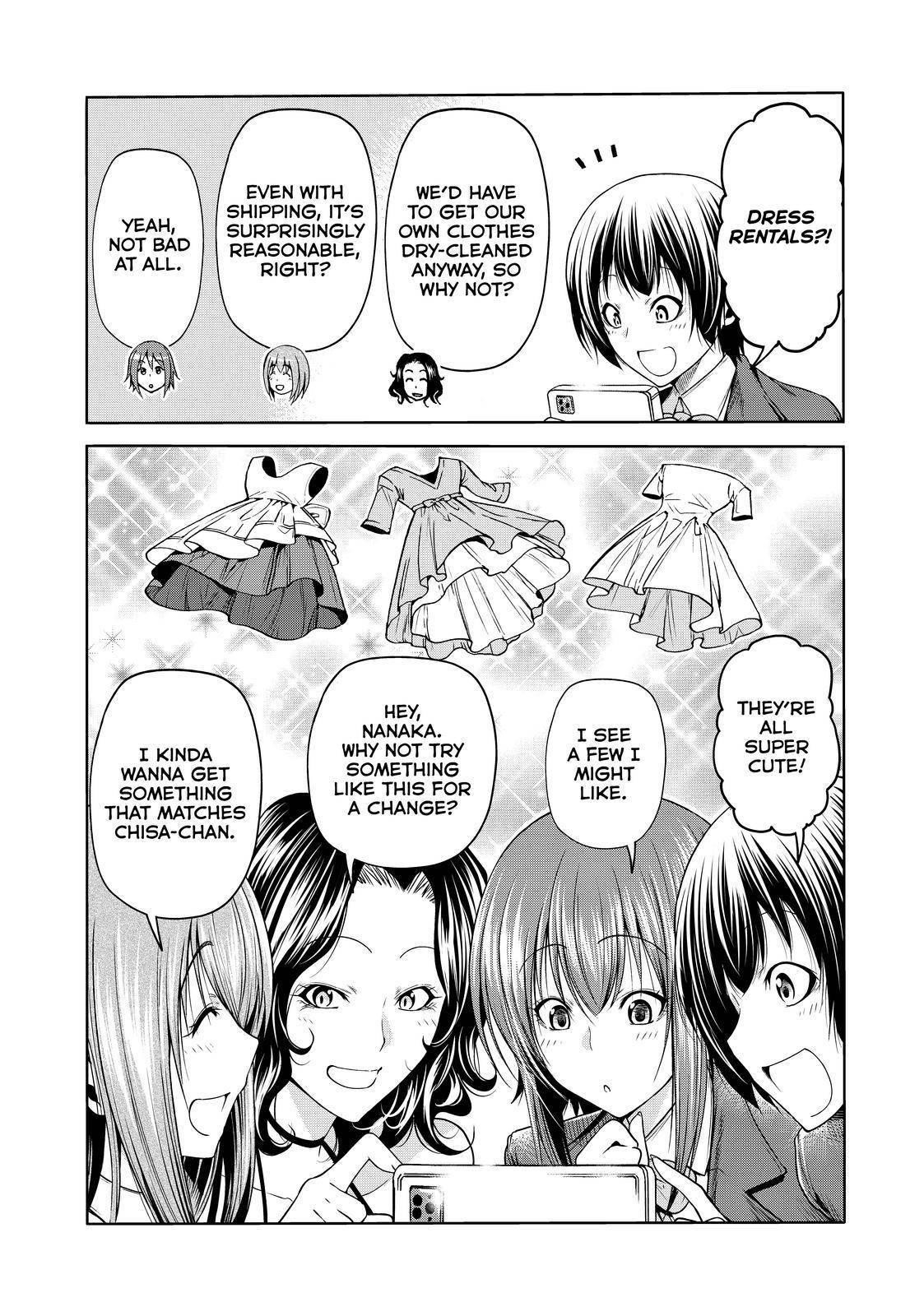 Grand Blue Manga Chapter 75 page 17 - Dress-Up scene