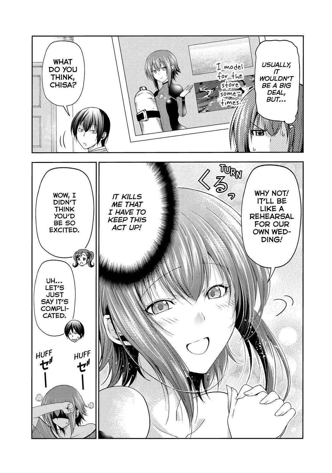 Grand Blue Manga Chapter 76 page 11 - Wedding Reception scene