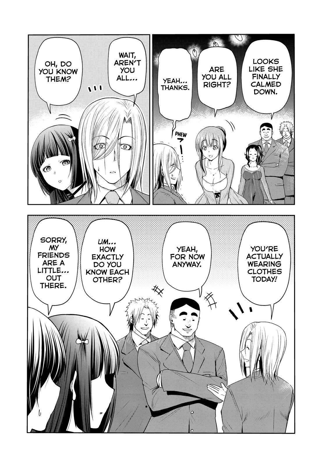 Grand Blue Manga Chapter 76 page 16 - Wedding Reception scene