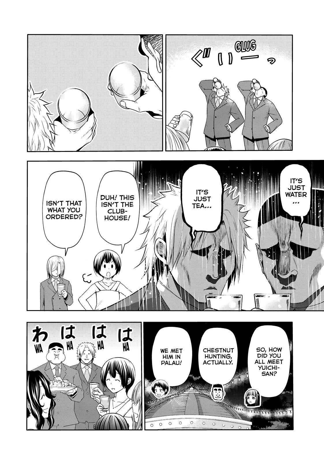 Grand Blue Manga Chapter 76 page 20 - Wedding Reception scene