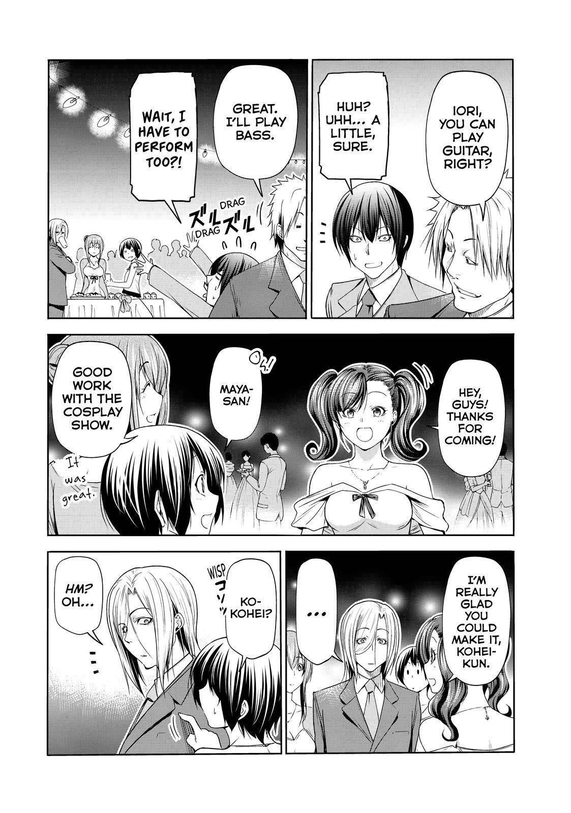 Grand Blue Manga Chapter 76 page 42 - Wedding Reception scene
