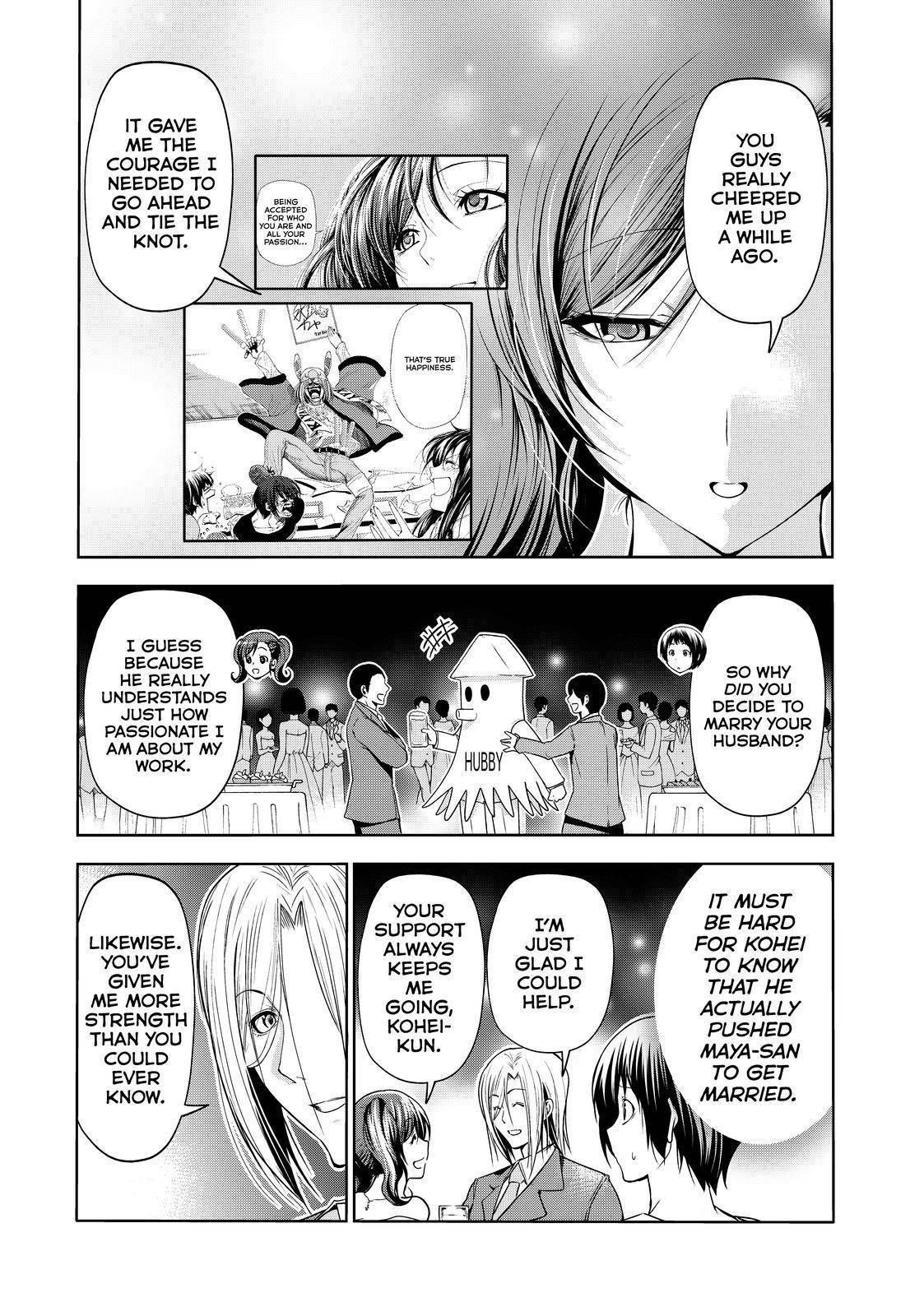 Grand Blue Manga Chapter 76 page 44 - Wedding Reception scene