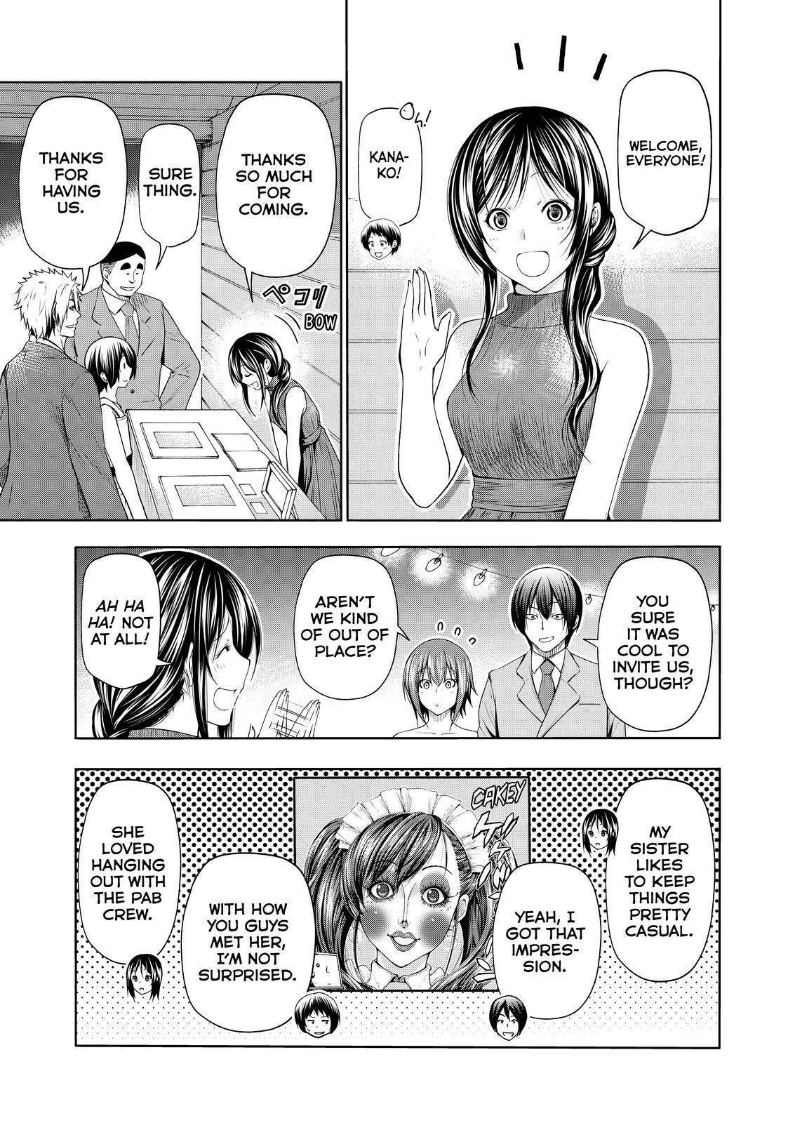 Grand Blue Manga Chapter 76 page 5 - Wedding Reception scene
