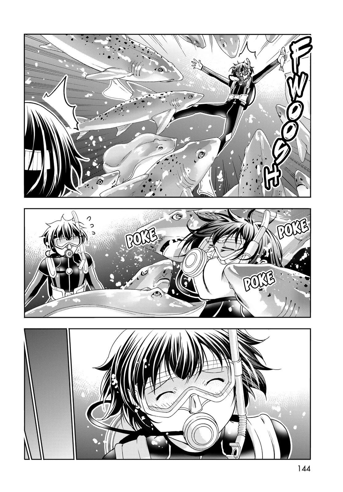 Grand Blue Manga Chapter 81 page 50 - Shark Scramble scene