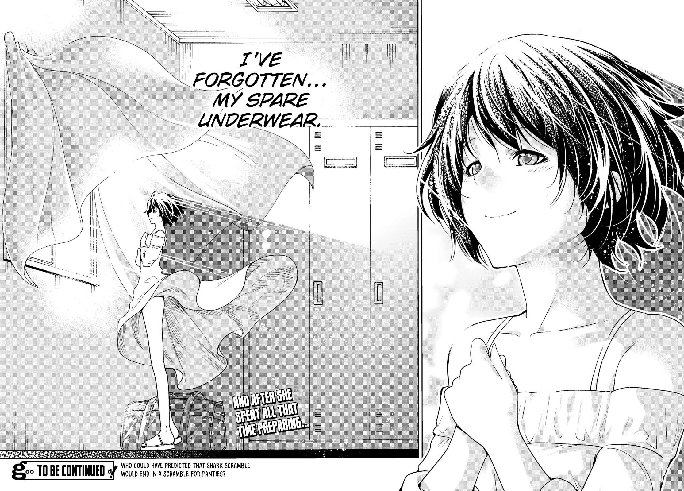 Grand Blue Manga Chapter 81 page 54 - Shark Scramble scene