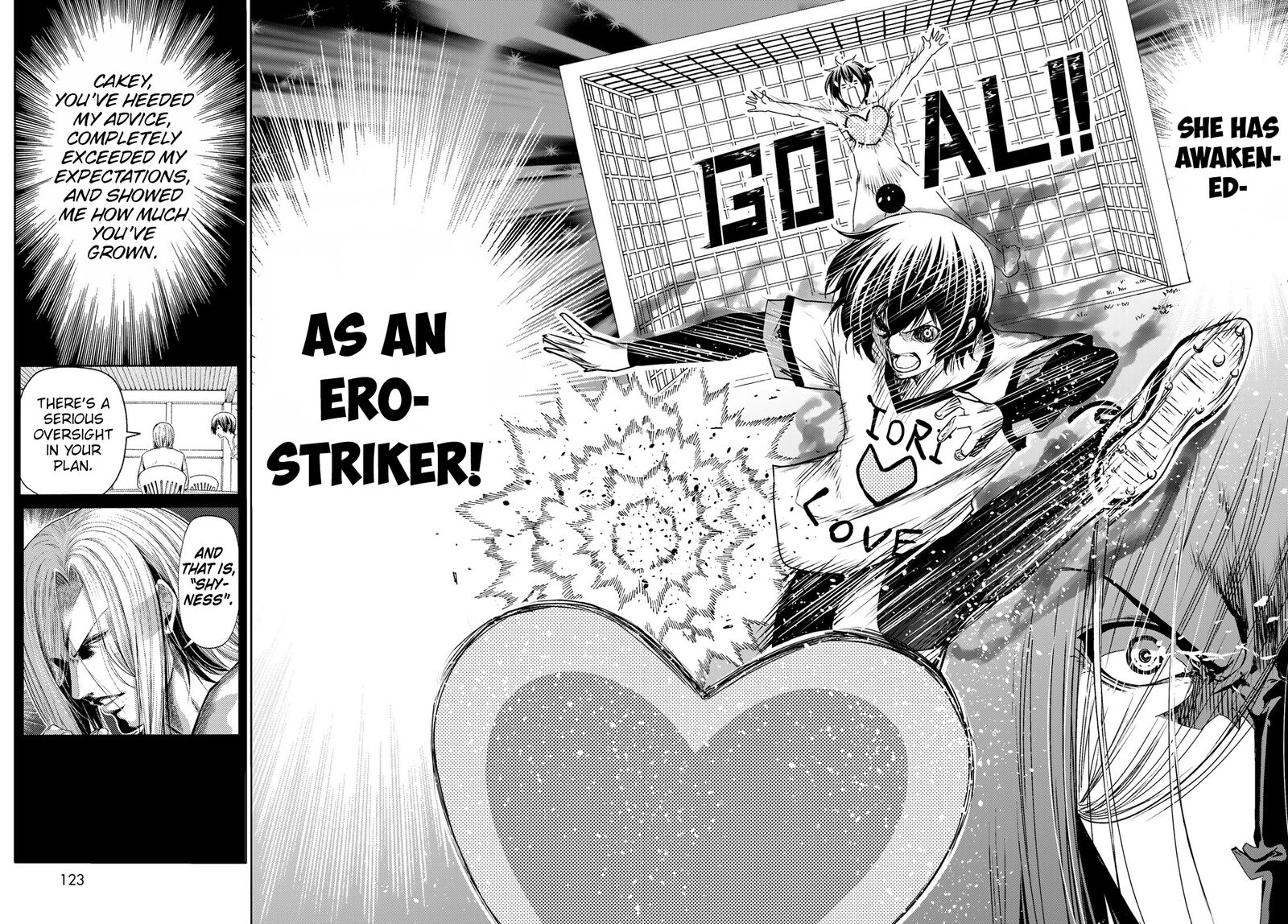 Grand Blue Manga Chapter 82 page 15 - A True Striker scene