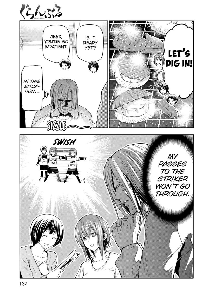 Grand Blue Manga Chapter 82 page 29 - A True Striker scene