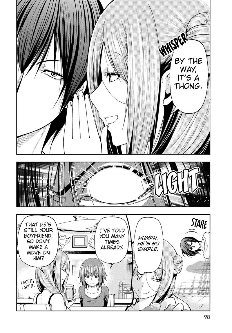 Grand Blue Manga Chapter 83 page 14 - Serving Herself Up scene