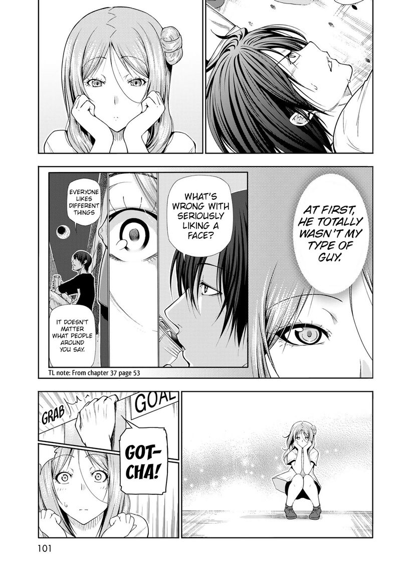 Grand Blue Manga Chapter 83 page 17 - Serving Herself Up scene