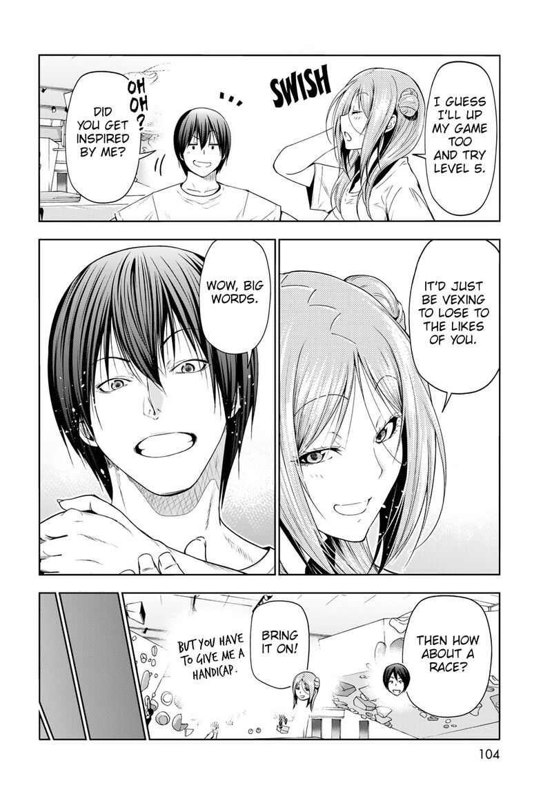 Grand Blue Manga Chapter 83 page 20 - Serving Herself Up scene