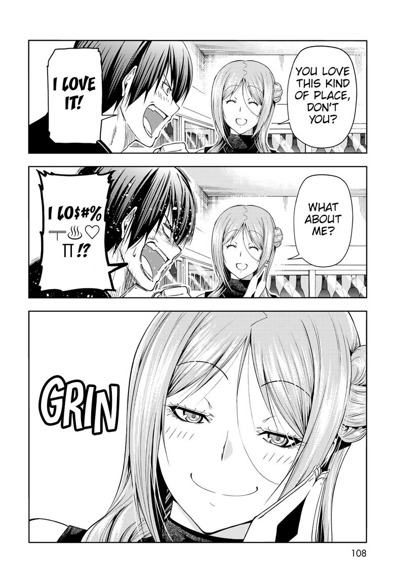 Grand Blue Manga Chapter 83 page 24 - Serving Herself Up scene