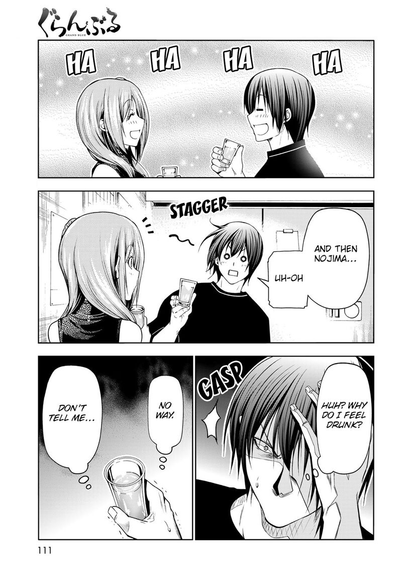 Grand Blue Manga Chapter 83 page 27 - Serving Herself Up scene