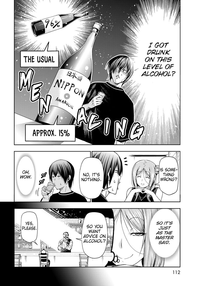 Grand Blue Manga Chapter 83 page 28 - Serving Herself Up scene