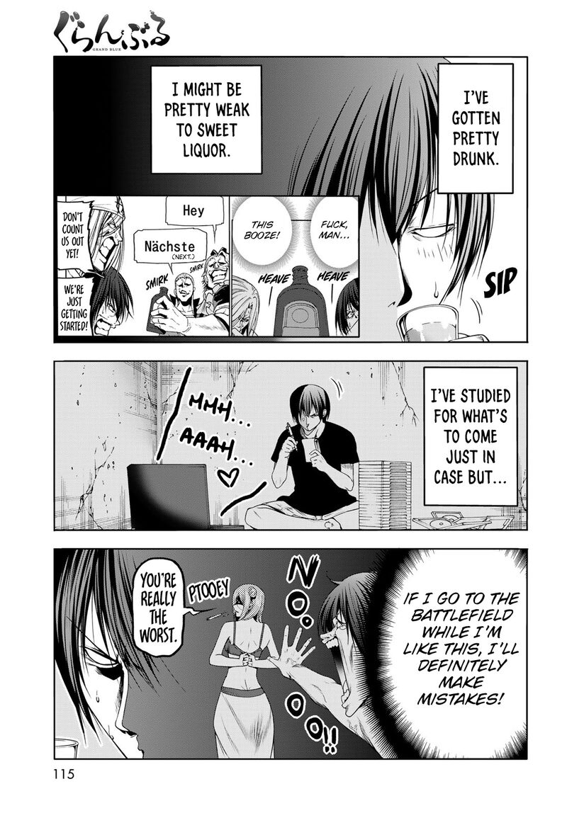 Grand Blue Manga Chapter 83 page 31 - Serving Herself Up scene