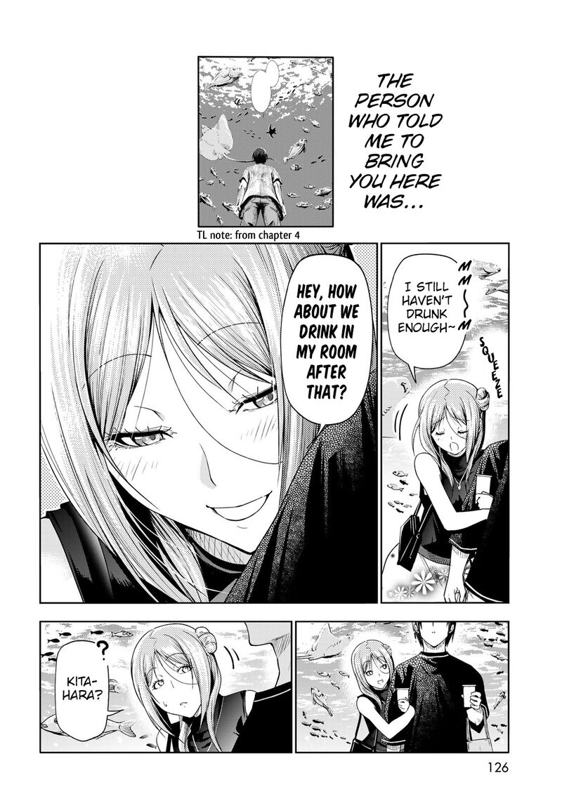 Grand Blue Manga Chapter 83 page 42 - Serving Herself Up scene