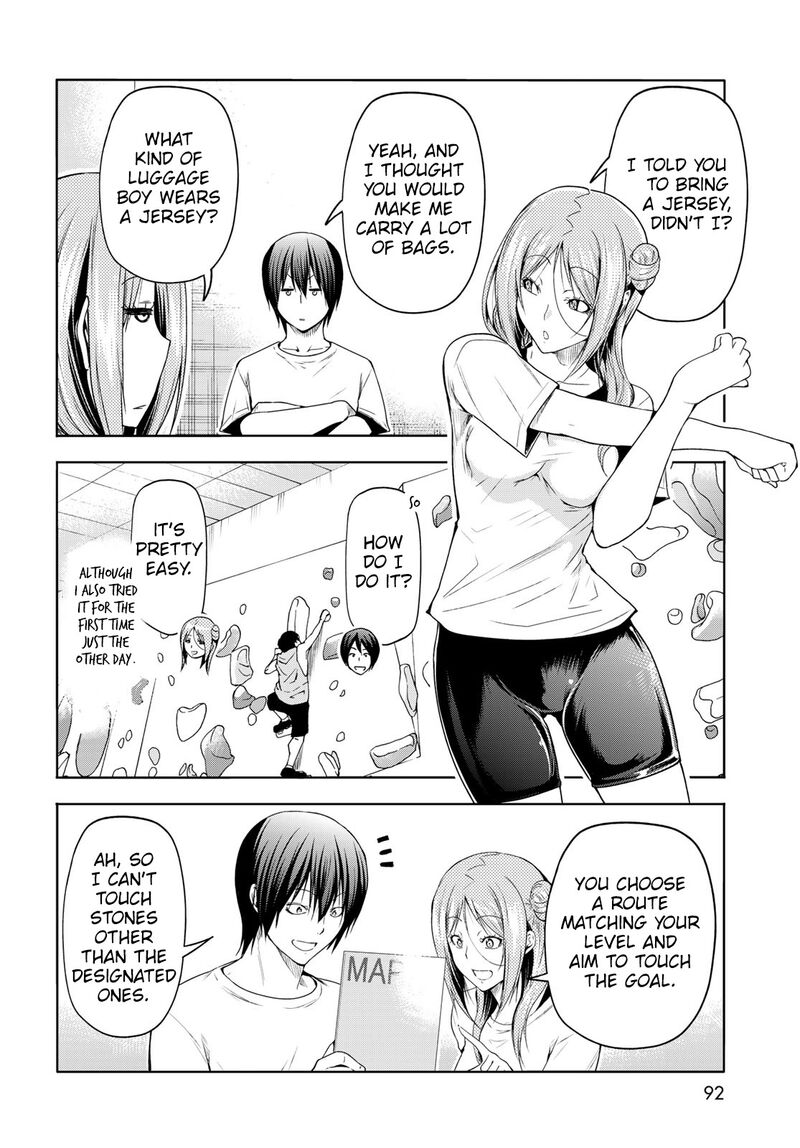 Grand Blue Manga Chapter 83 page 8 - Serving Herself Up scene
