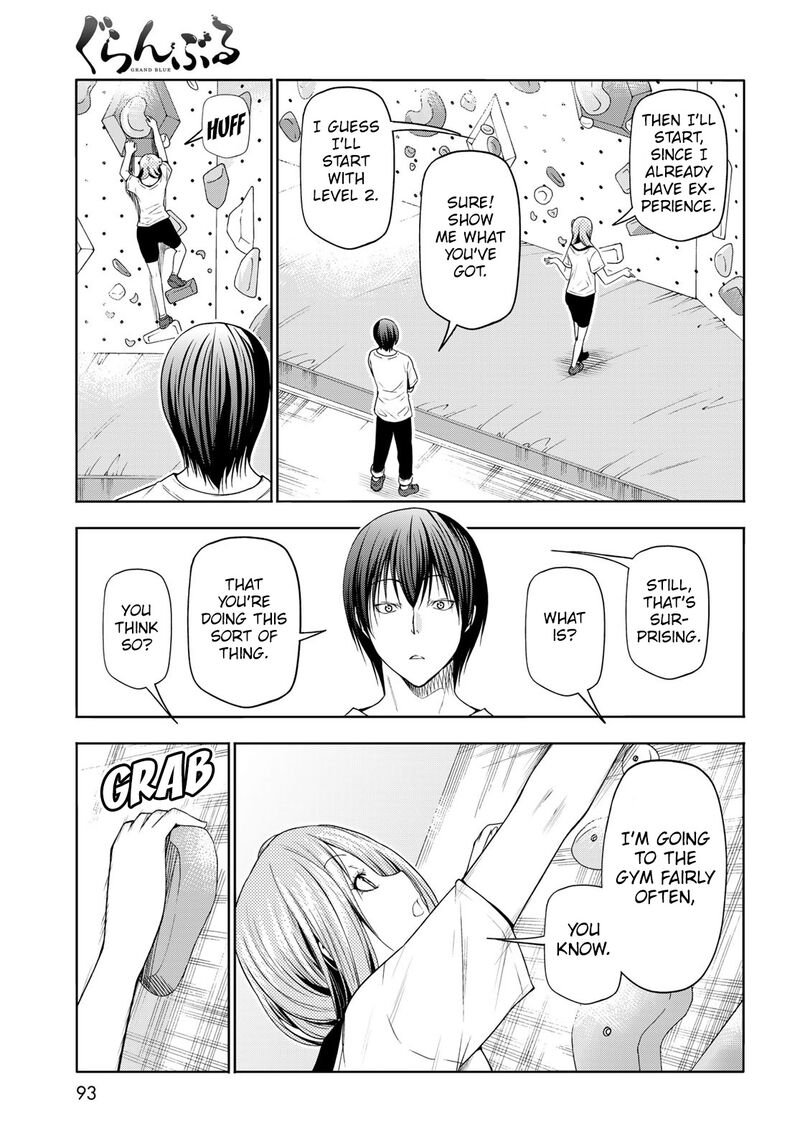 Grand Blue Manga Chapter 83 page 9 - Serving Herself Up scene