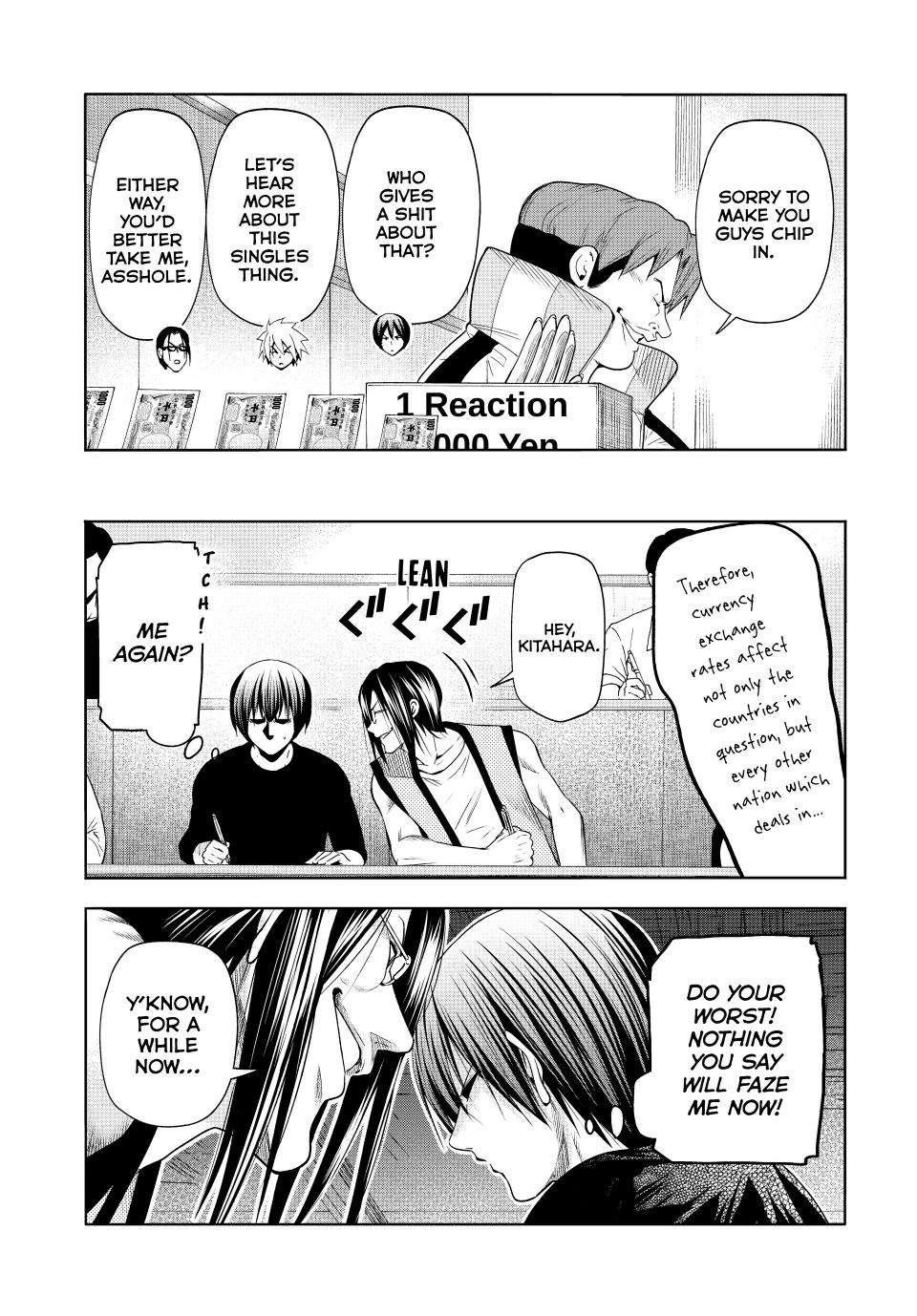 Grand Blue Manga Chapter 86 page 22 - No Reaction Game scene
