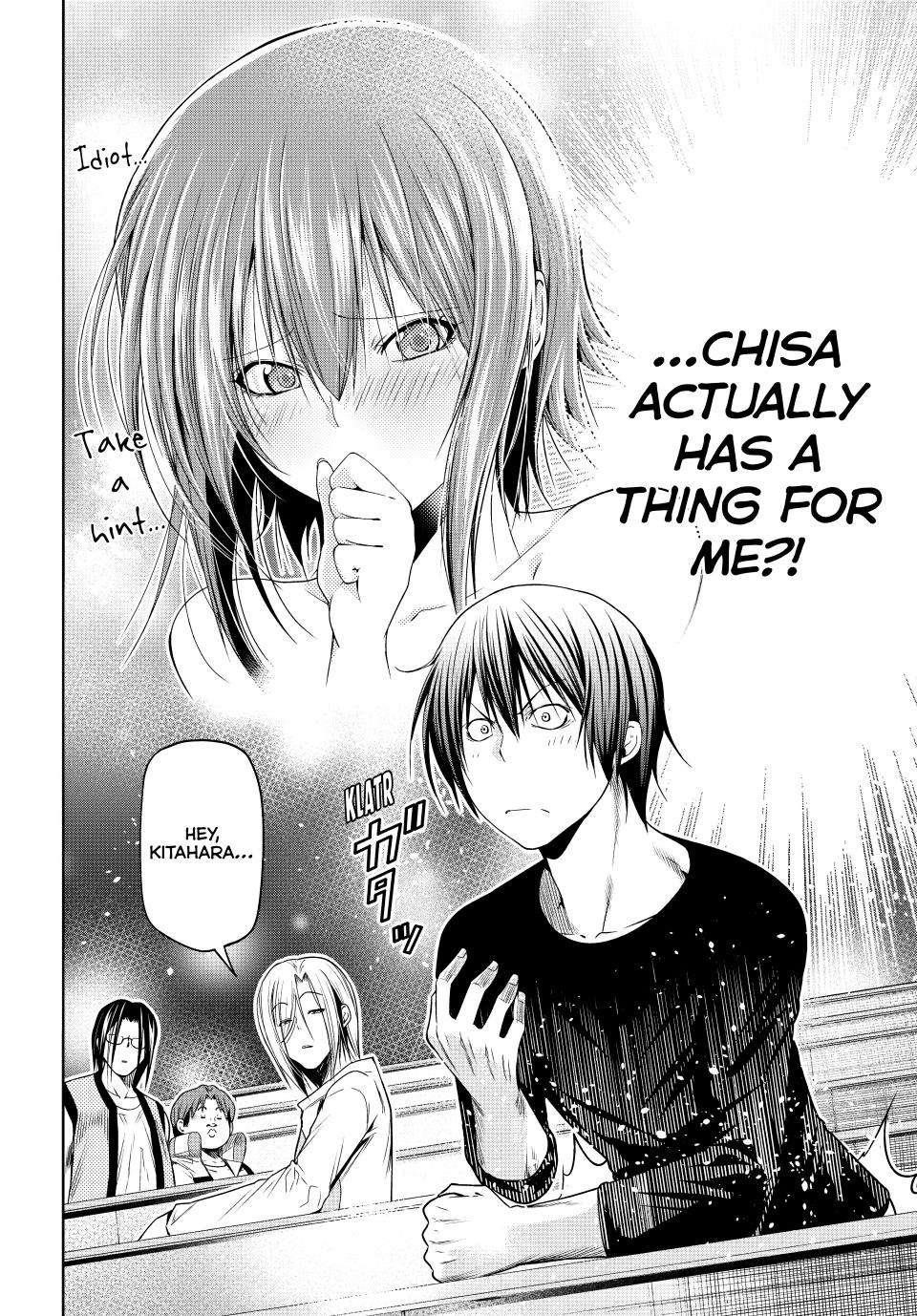 Grand Blue Manga Chapter 86 page 5 - No Reaction Game scene
