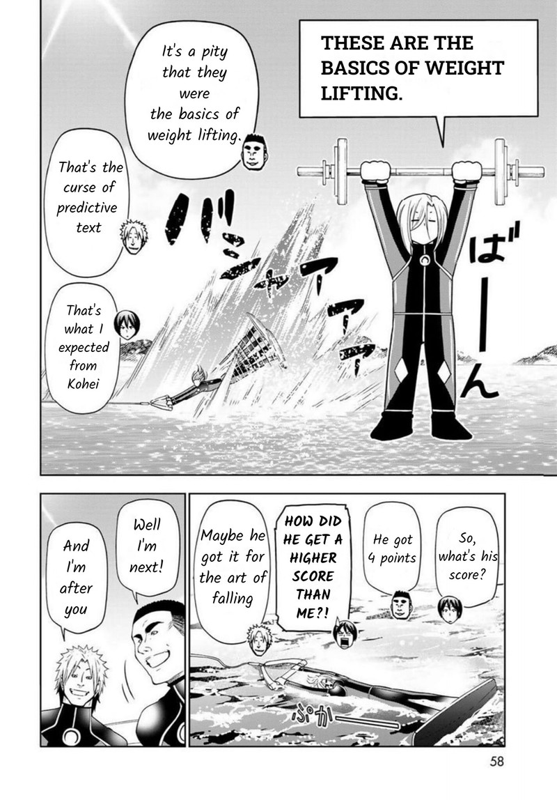 Grand Blue Manga Chapter 87 page 14 - Wakeboarding! scene