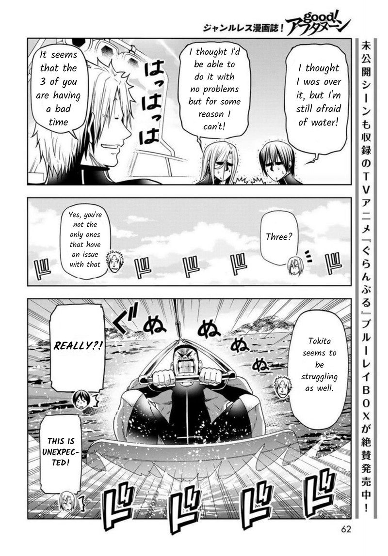 Grand Blue Manga Chapter 87 page 18 - Wakeboarding! scene