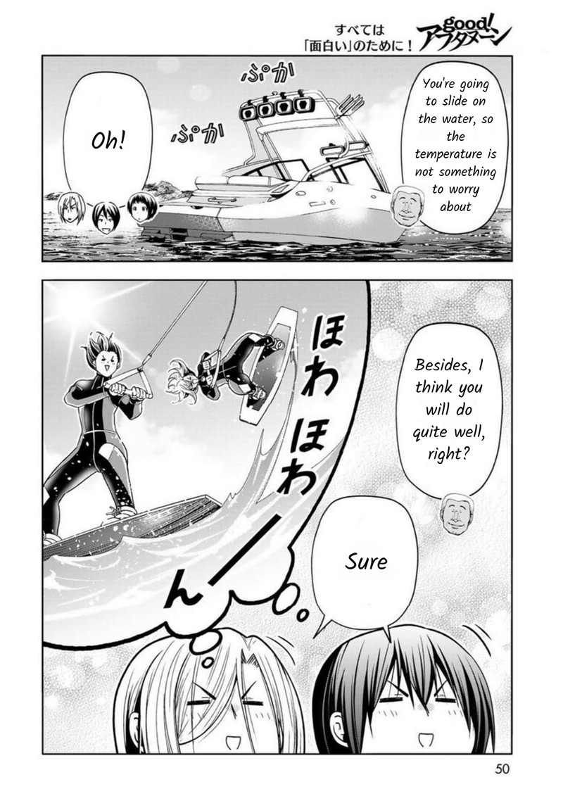 Grand Blue Manga Chapter 87 page 6 - Wakeboarding! scene