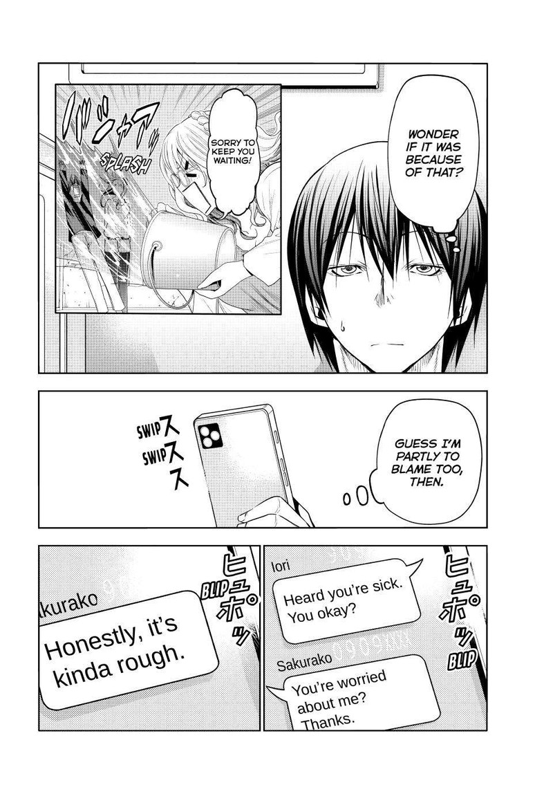 Grand Blue Manga Chapter 89 page 4 - Sakurako Busujima scene