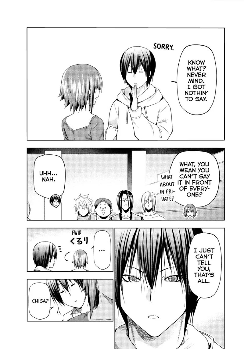 Grand Blue Manga Chapter 90 page 3 - Presentation scene