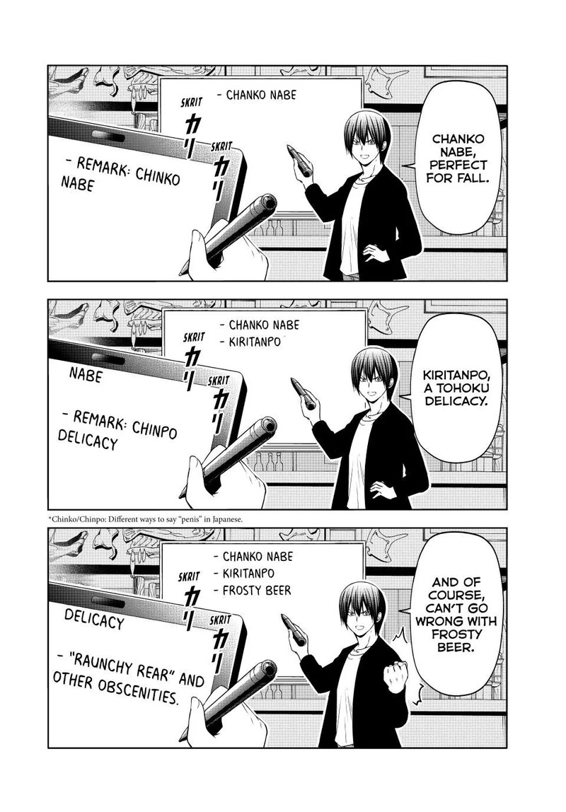 Grand Blue Manga Chapter 91 page 18 - Inspection! scene