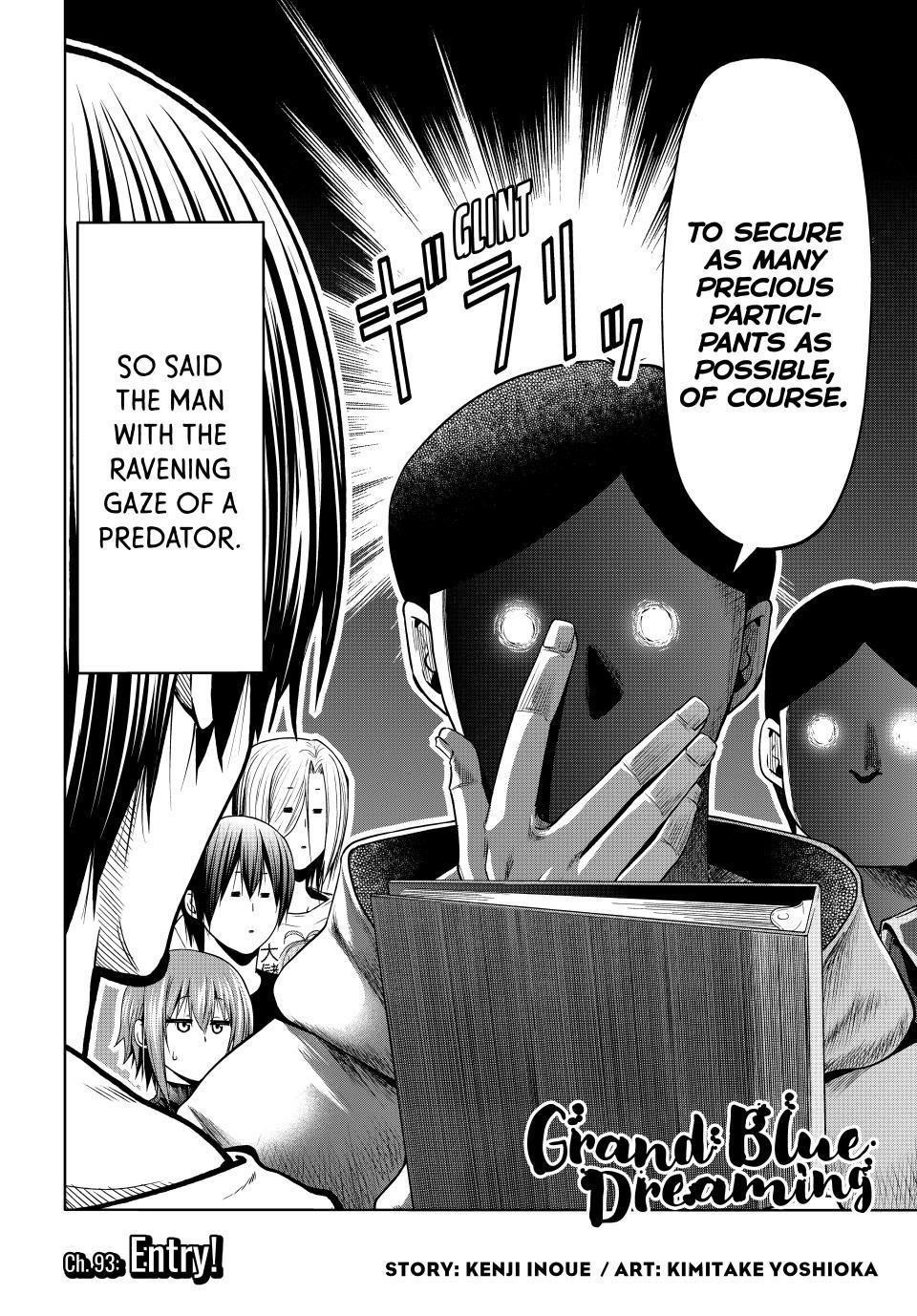 Grand Blue Manga Chapter 93 page 2 - Entry! scene