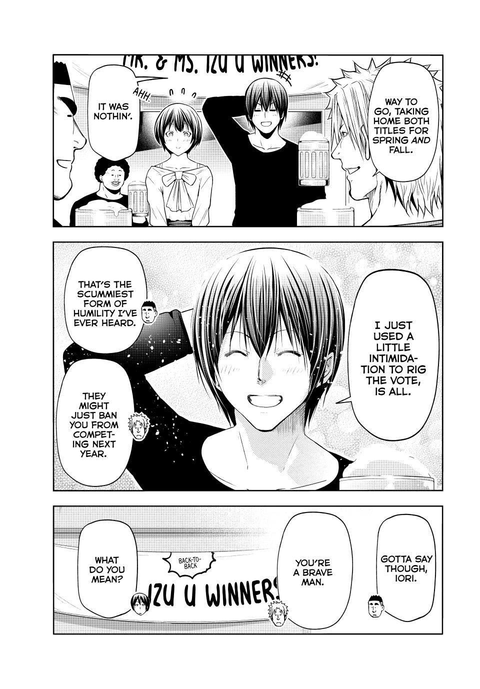 Grand Blue Manga Chapter 94 page 16 - Answer scene