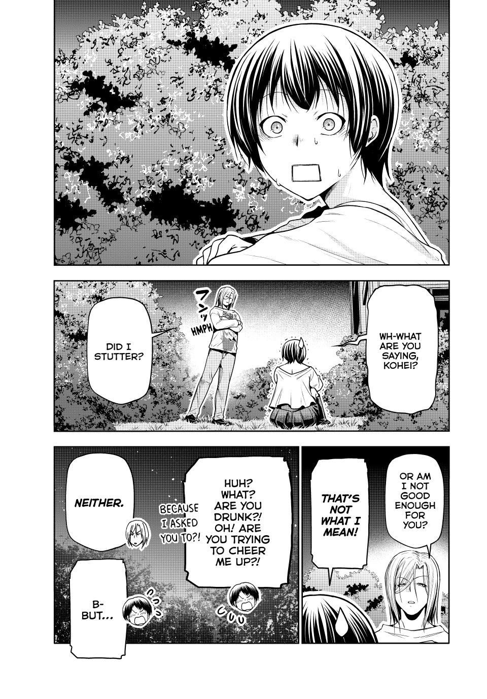 Grand Blue Manga Chapter 94 page 43 - Answer scene