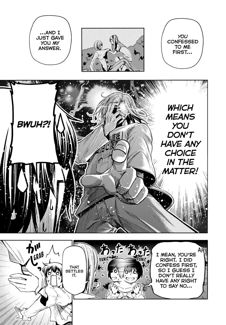 Grand Blue Manga Chapter 94 page 46 - Answer scene