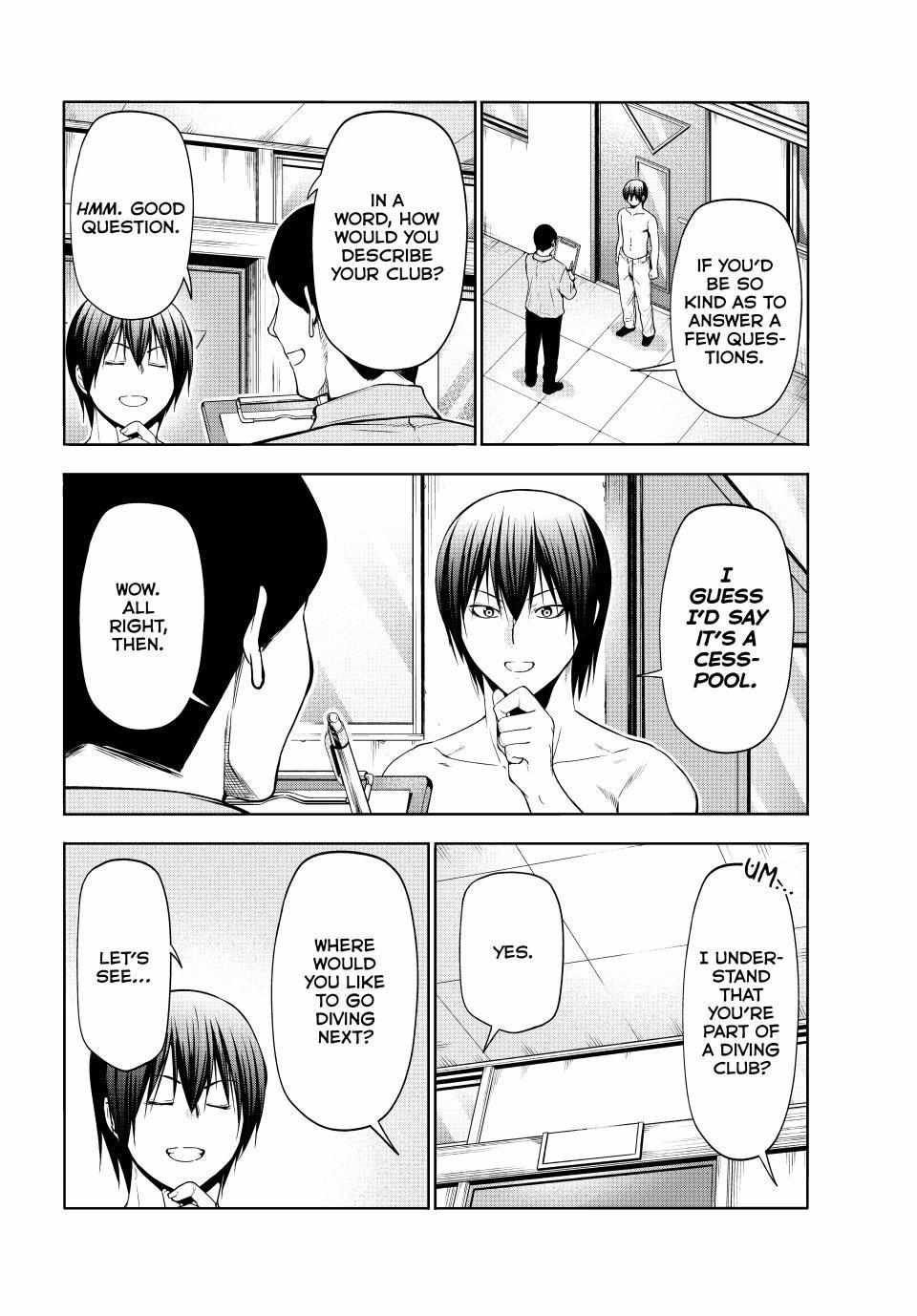 Grand Blue Manga Chapter 95 page 23 - The Night Is Still Young scene