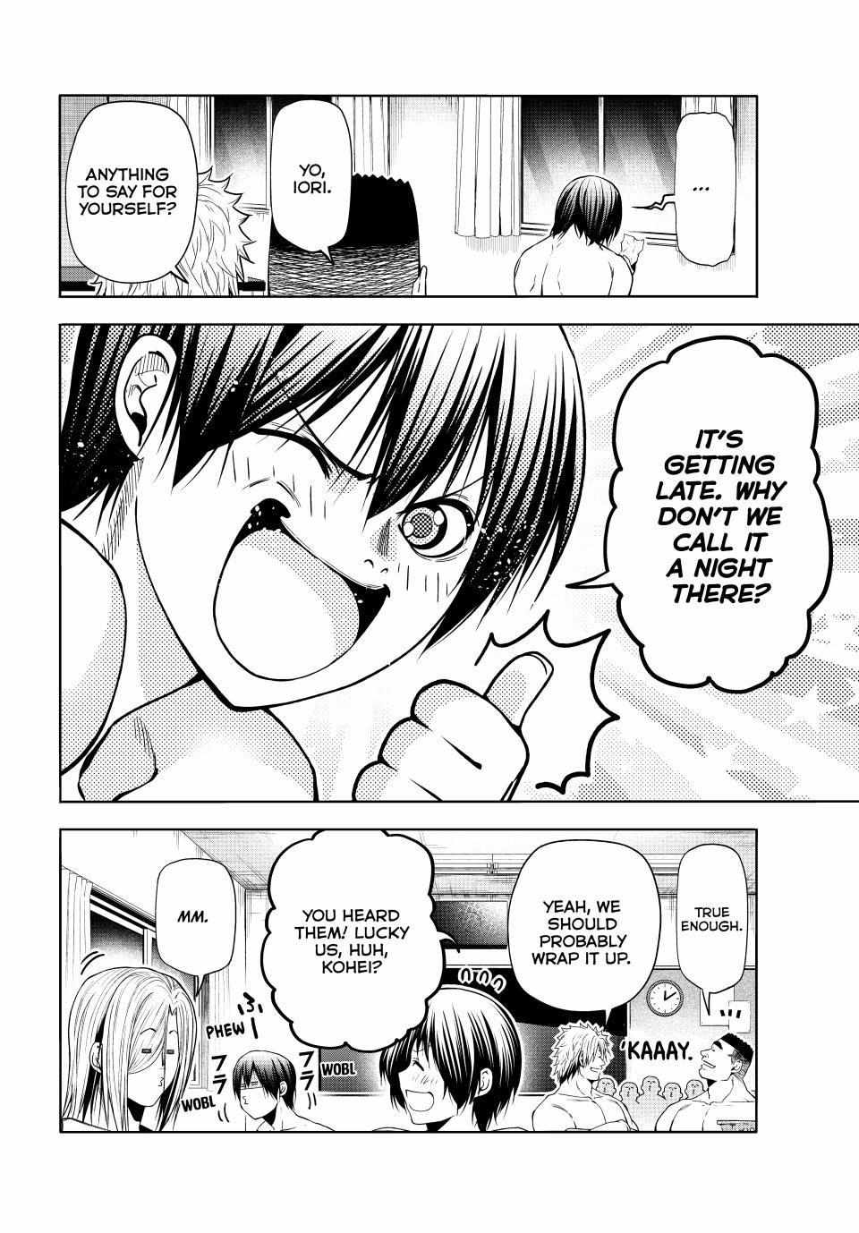 Grand Blue Manga Chapter 95 page 33 - The Night Is Still Young scene