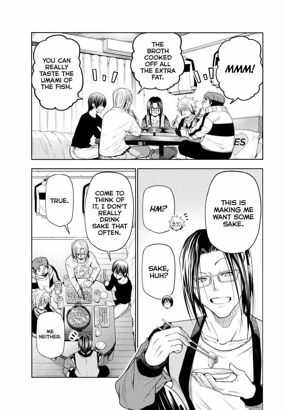 Grand Blue Manga Chapter 96 page 7 - Collective Inteligence scene