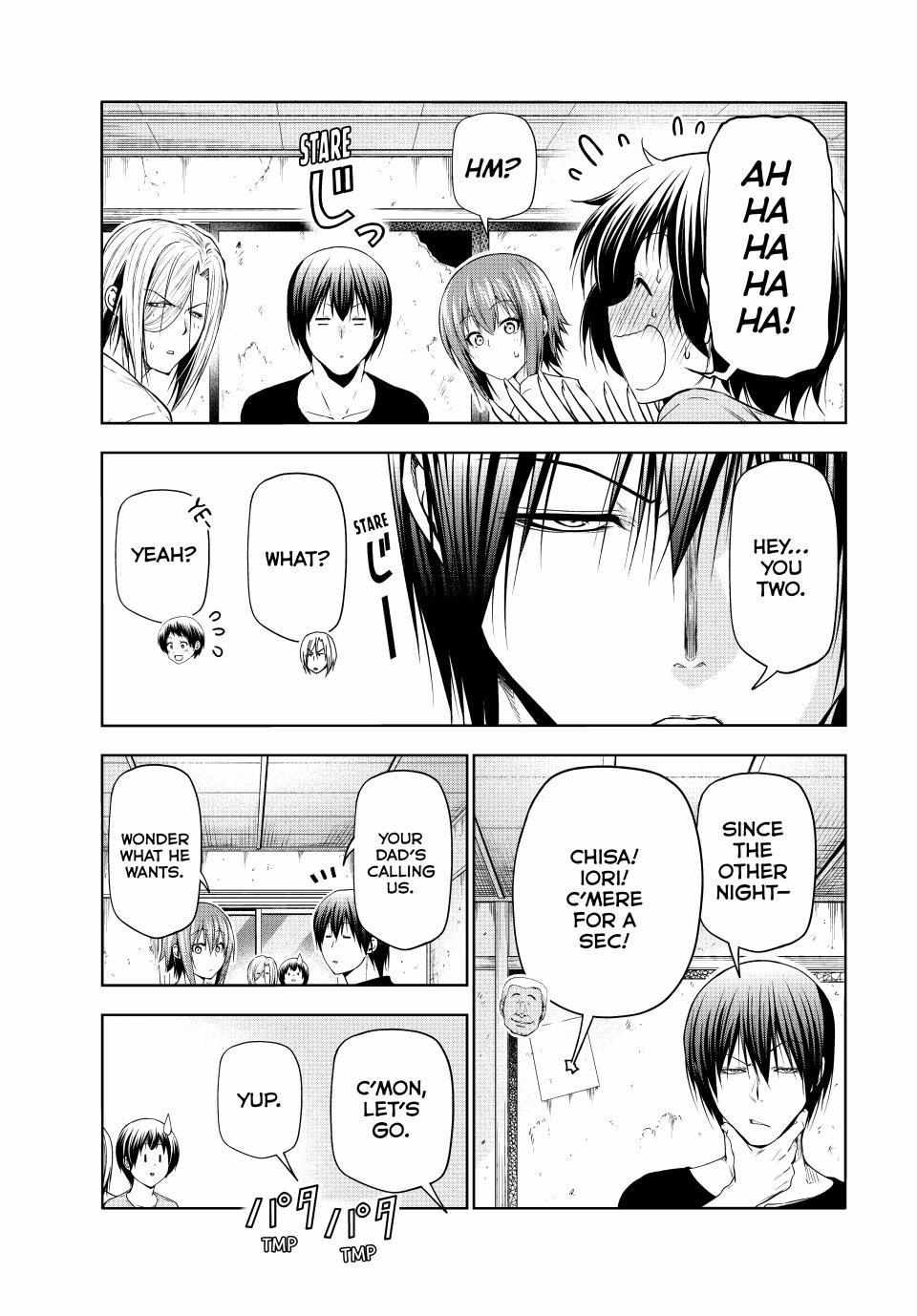 Grand Blue Manga Chapter 97 page 16 - Dressed for Success scene