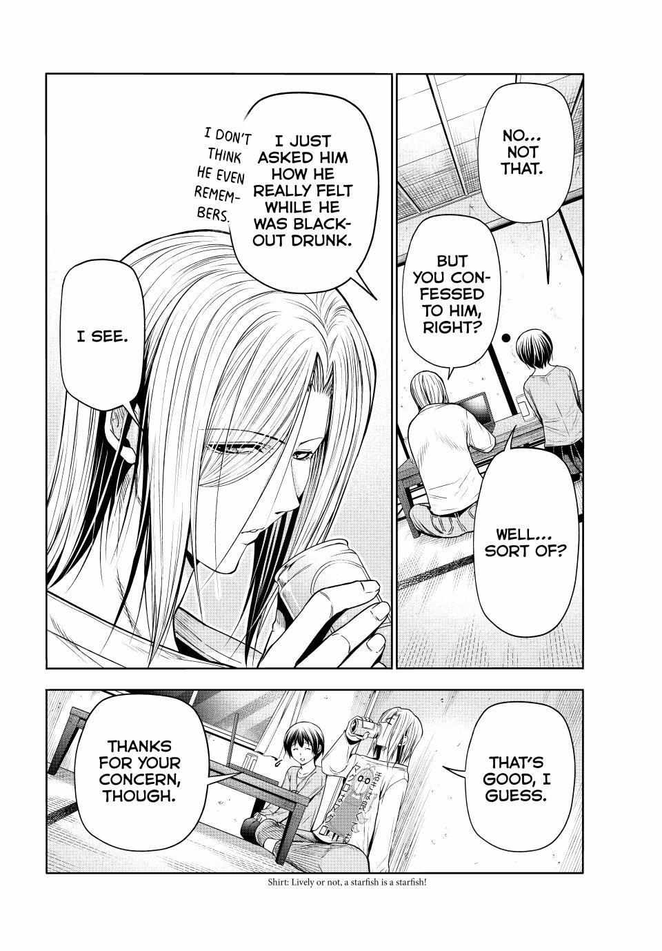 Grand Blue Manga Chapter 97 page 19 - Dressed for Success scene