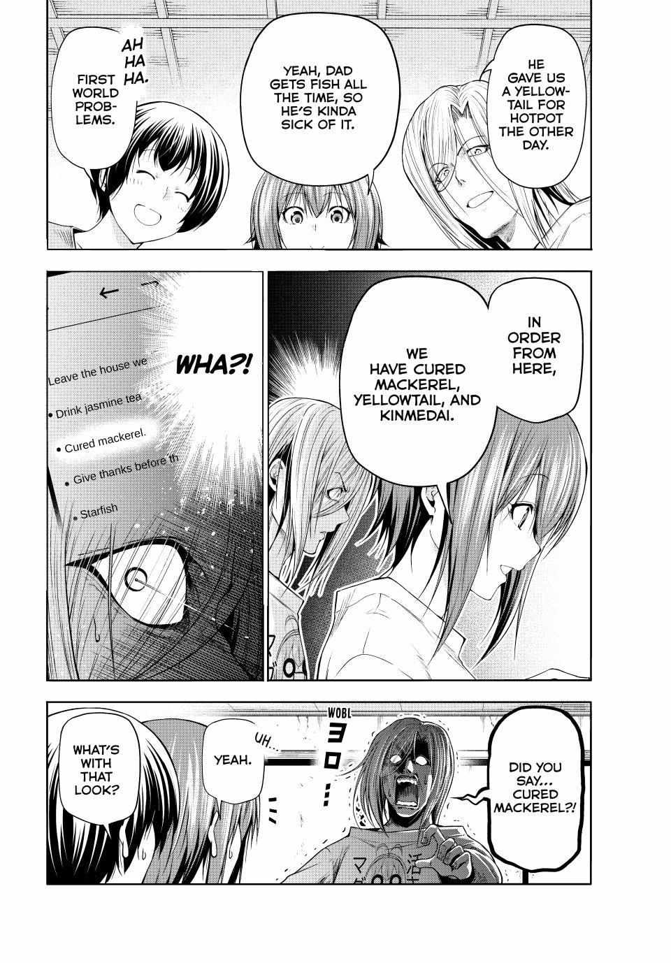 Grand Blue Manga Chapter 97 page 32 - Dressed for Success scene