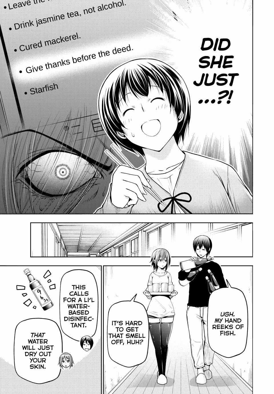 Grand Blue Manga Chapter 97 page 35 - Dressed for Success scene