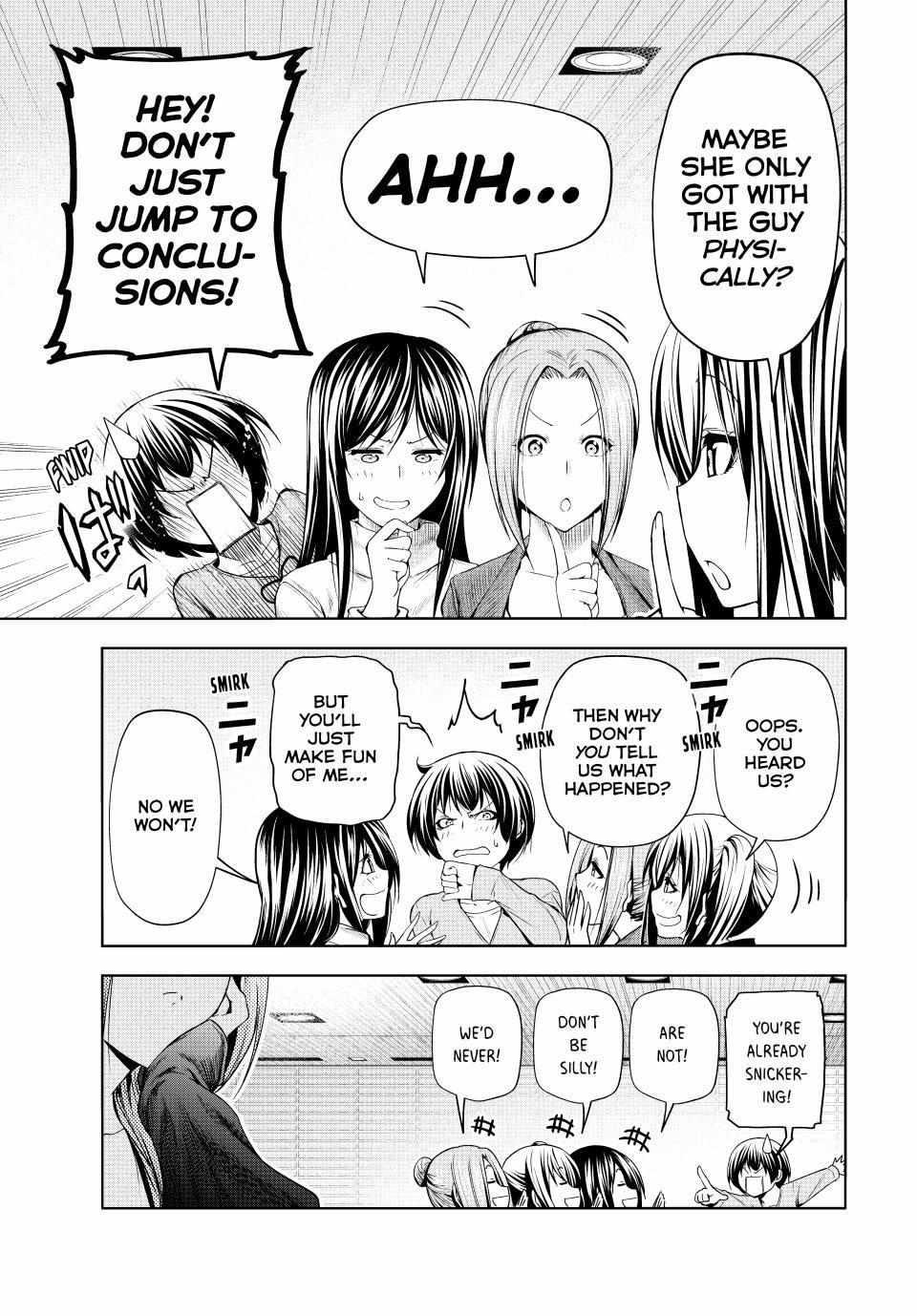 Grand Blue Manga Chapter 97 page 4 - Dressed for Success scene
