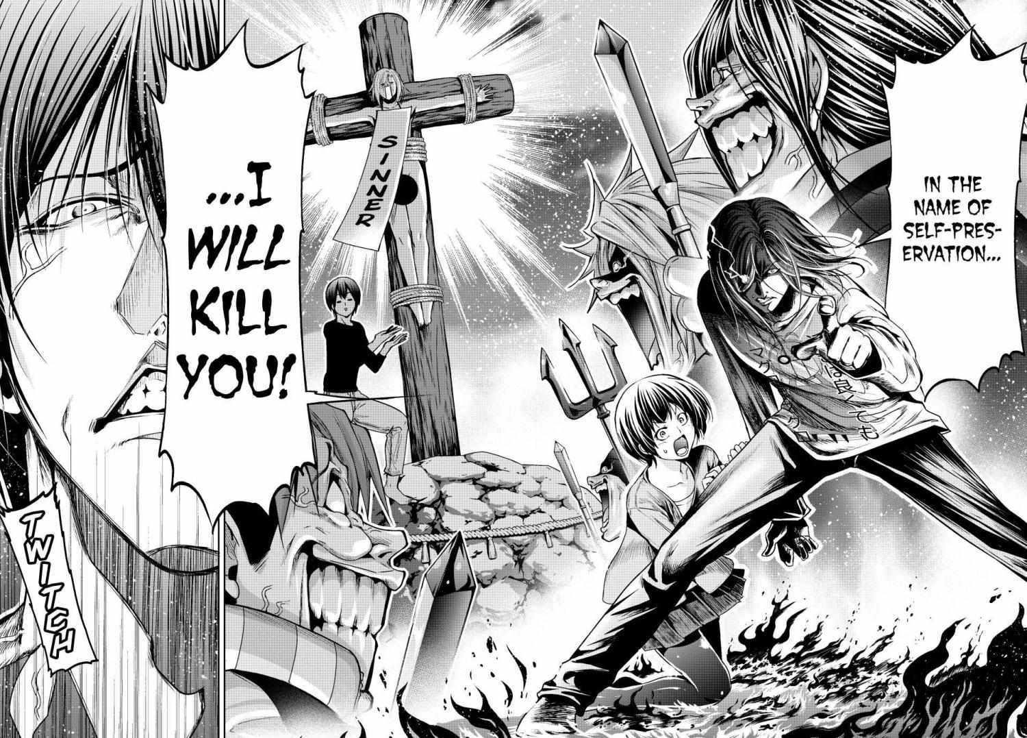 Grand Blue Manga Chapter 97 page 44 - Dressed for Success scene