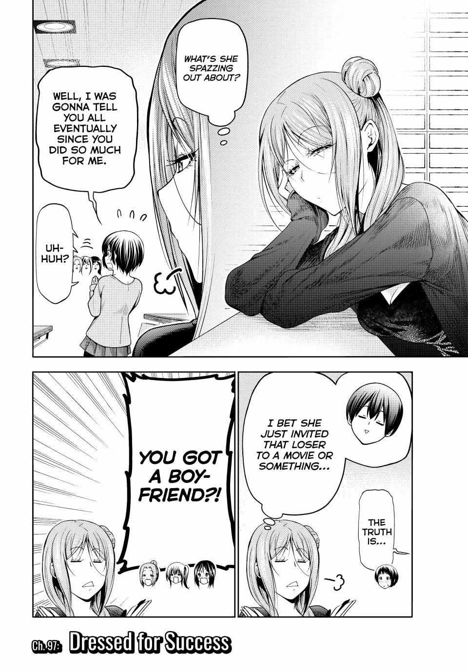 Grand Blue Manga Chapter 97 page 5 - Dressed for Success scene